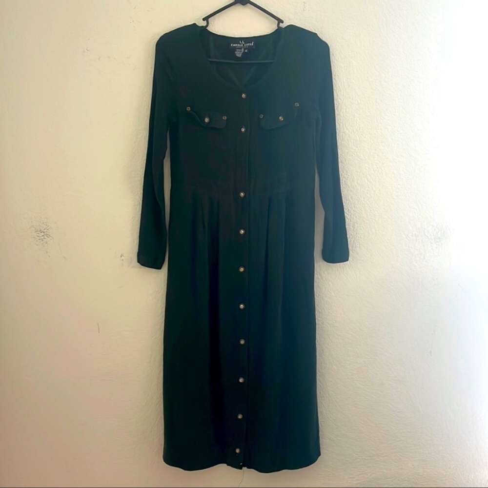 Carole Little Dress Forest Green Comfy Style Size 4